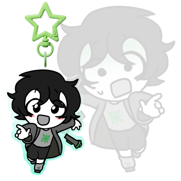 Joey Claire Clear Acrylic Keychain