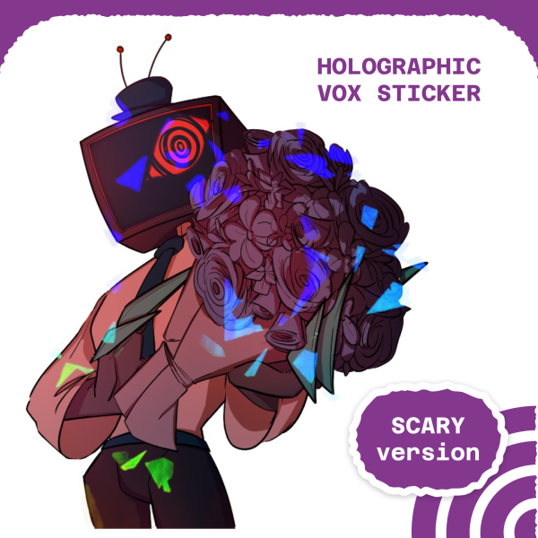 Vox Bouquet Scary - Holo Sticker