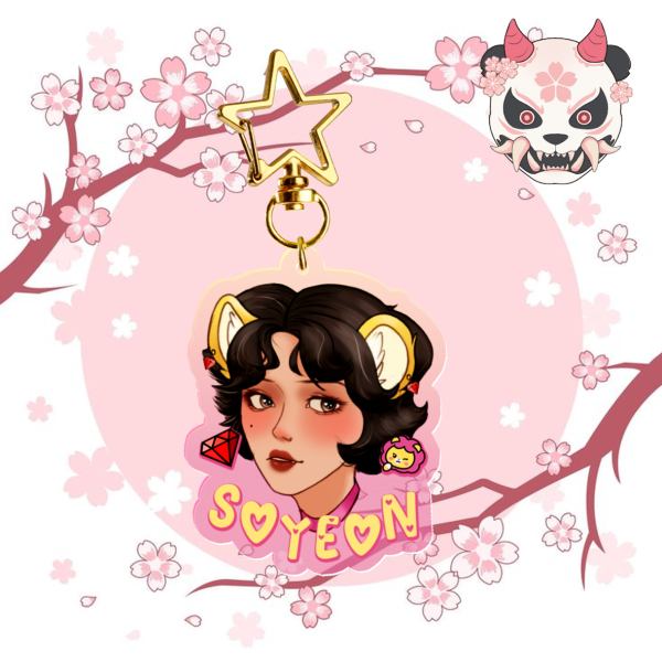 🌸 SOYEON i-dle Keychain