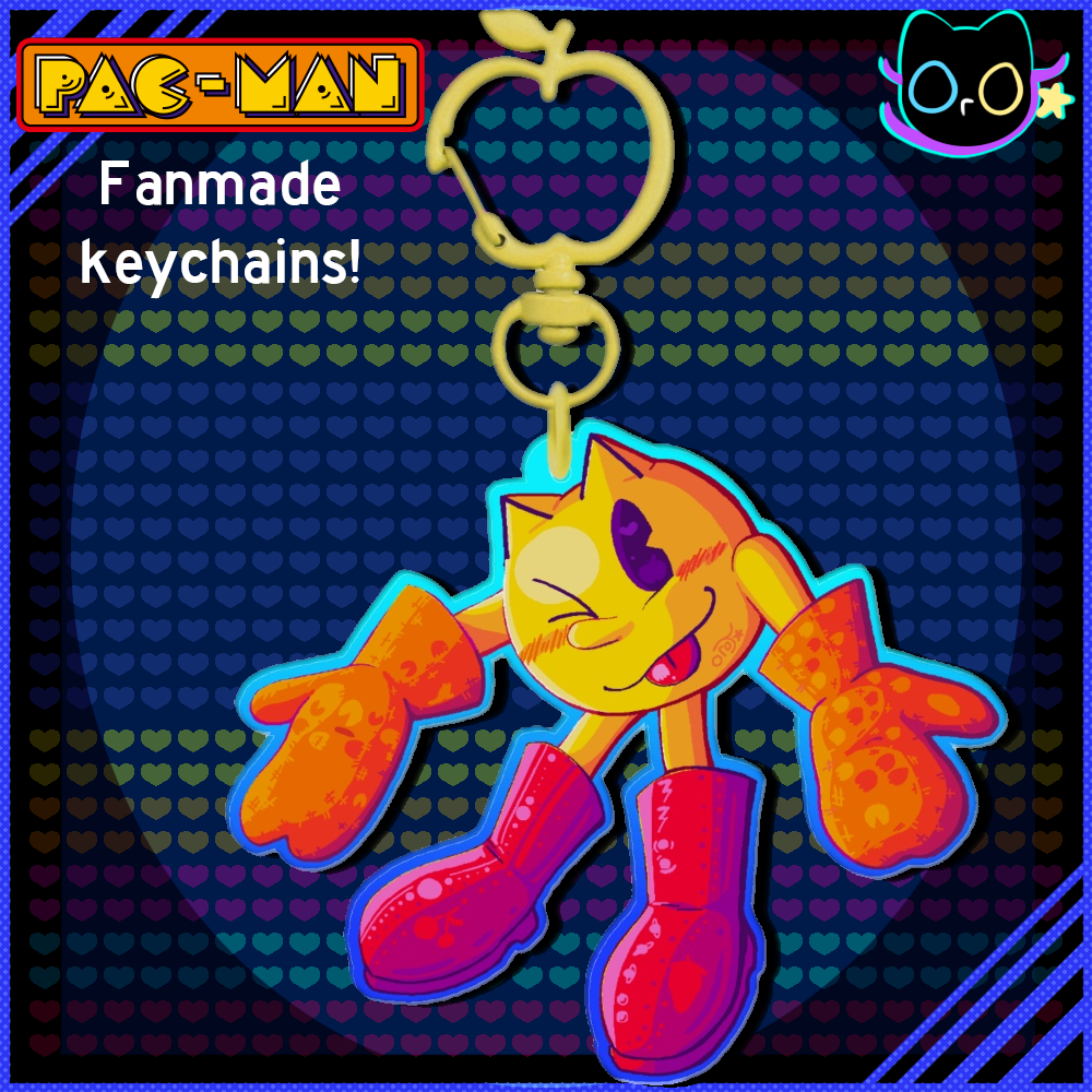 Pac-Man Keychain - Oro Junestar