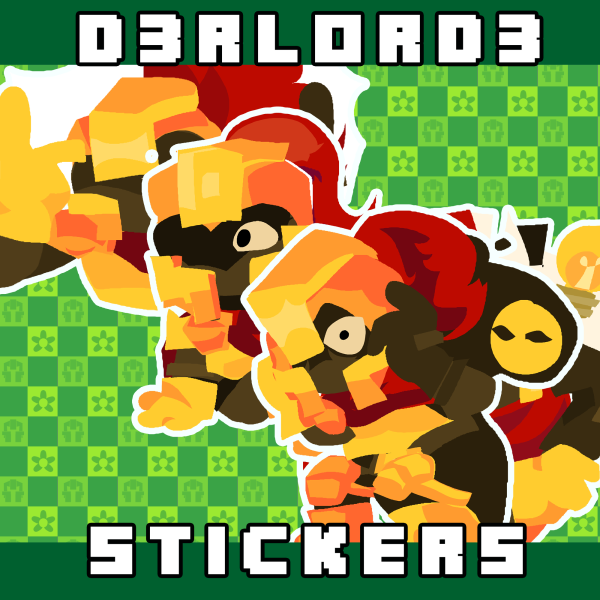 D3rlord3 Sticker Set