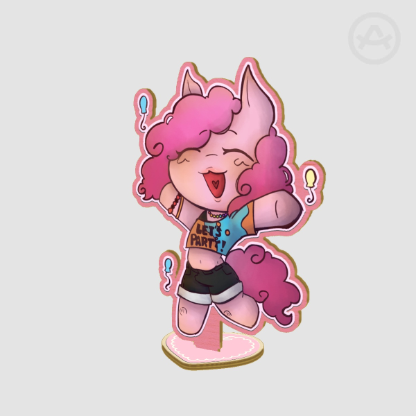 pinkie pie Wood Standee