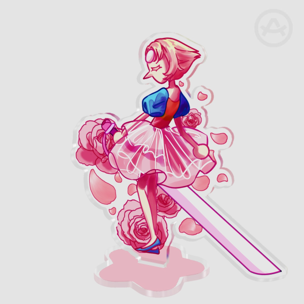 Pearl Acrylic Standee