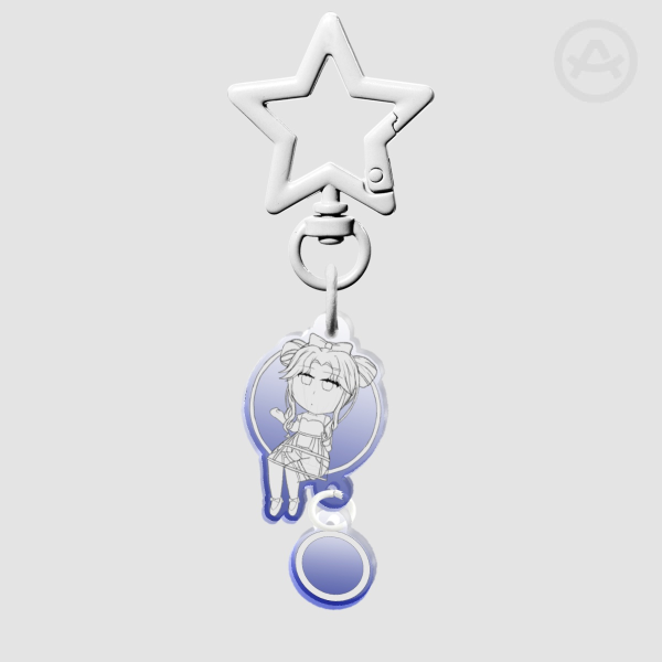 The Hoop (White Keychain)