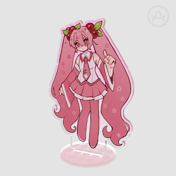 Sakura hatsune miku standee