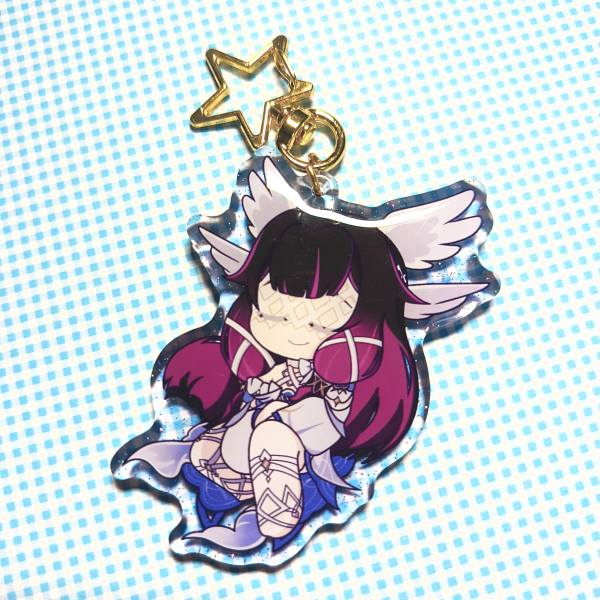 Columbina - Epoxy Glitter Keychain