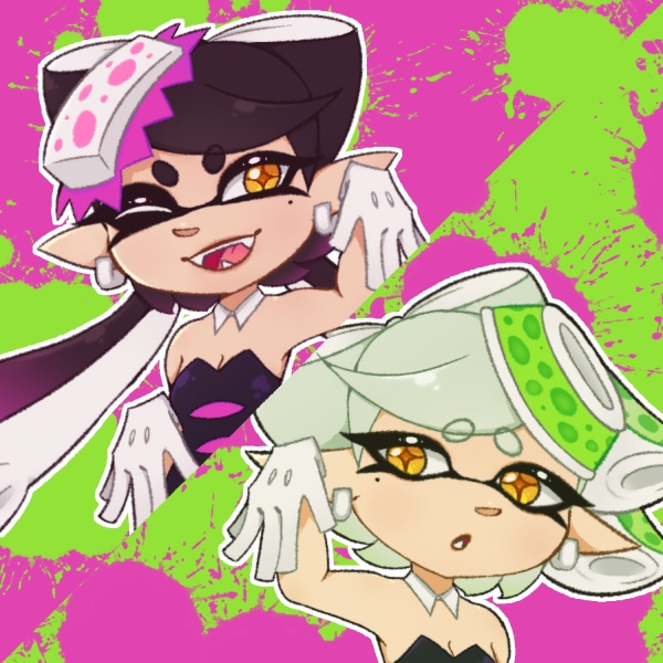 Splatoon | Squid Sisters Acrylic Keychain Set