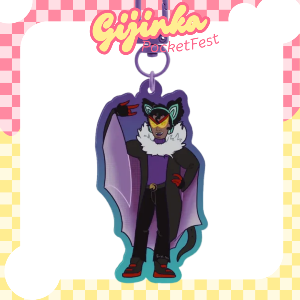 Noivern gijinka keychain