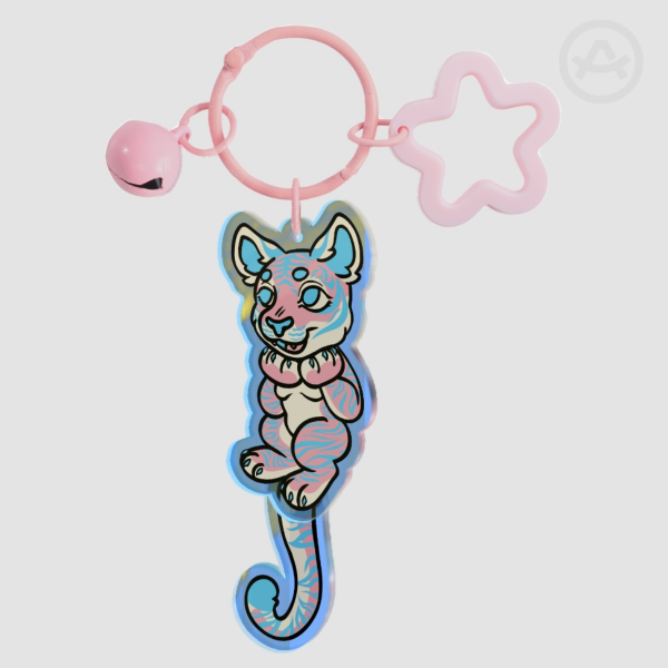 Trans Tiger (mtf) Tail-wagging Pendant