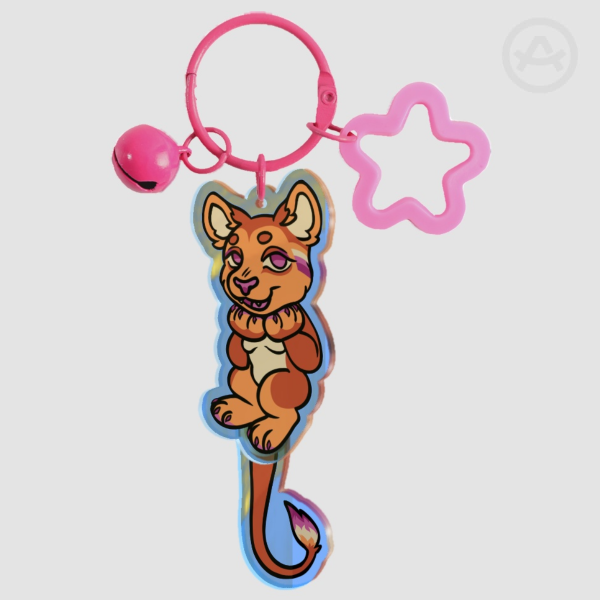 Lesbian Lioness Tail-wagging Pendant