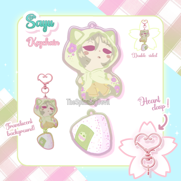 Sayu Spring Picnic -Connection Epoxy Keychain