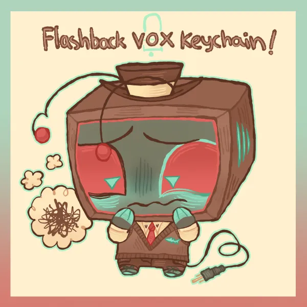 FLASHBACK VOX / VINCENT - Glitter Acrylic Keychains