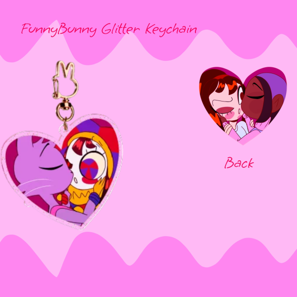 FunnyBunny Glitter Keychains