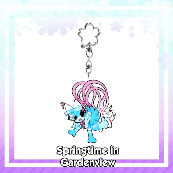 Blossom Buddy Yatta Hanging Acrylic Keychain