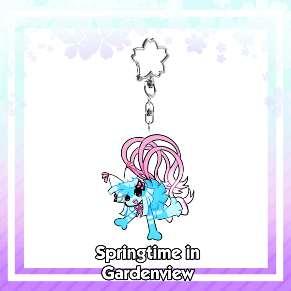 Blossom Buddy Yatta Hanging Acrylic Keychain
