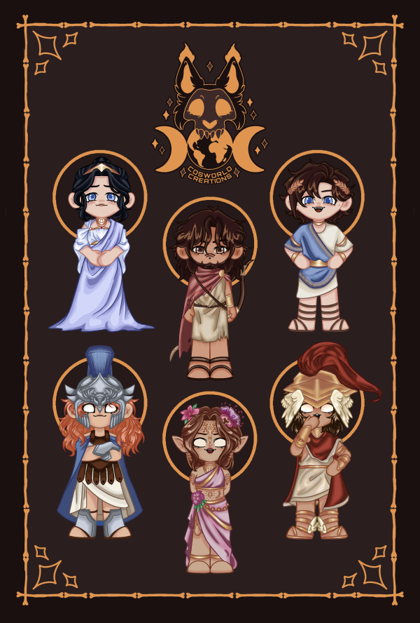 EPIC Set of 6 Glitter Keychains