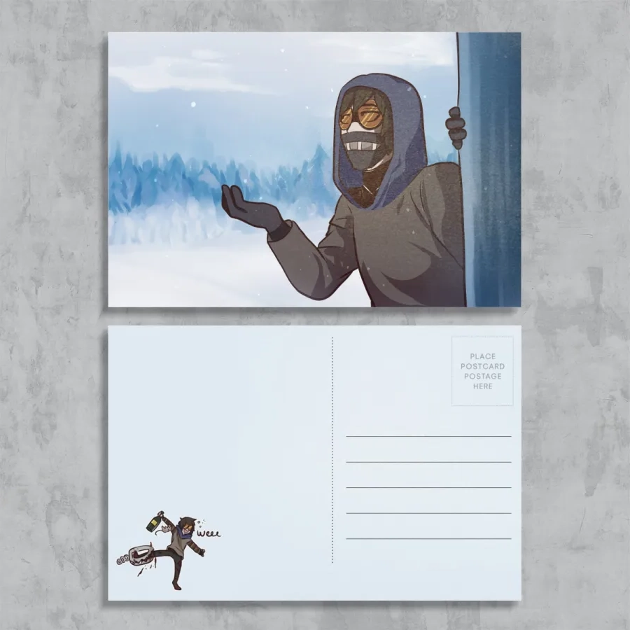 Winter Ticci Toby Postcard