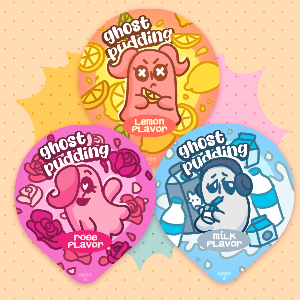 Sweet Ghost Pudding Set
