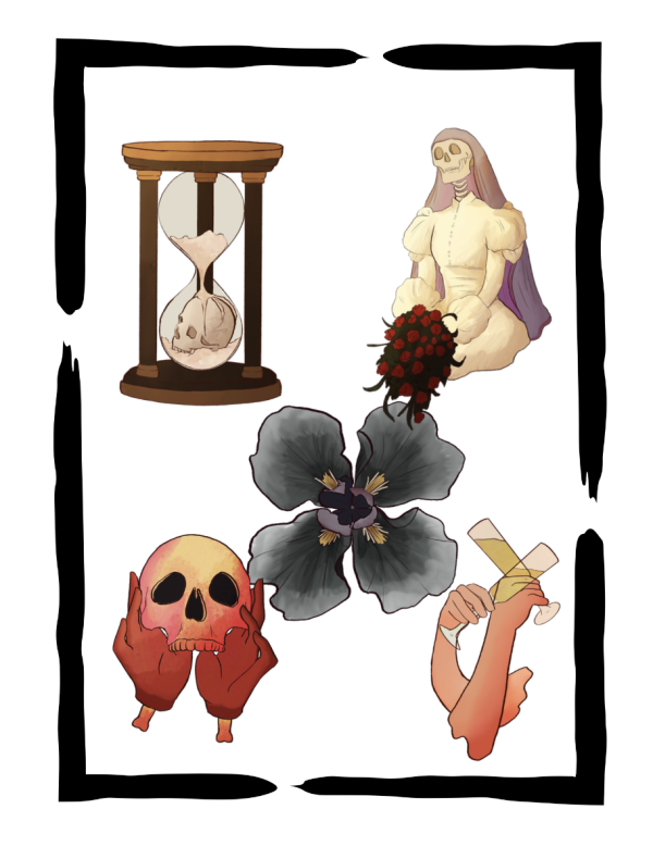 The doomed lovers (sticker set)