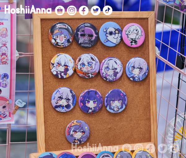 Bronya Zaychik Badges SET