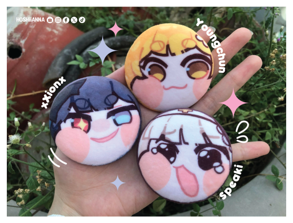 Trickcal Plush Badges SET