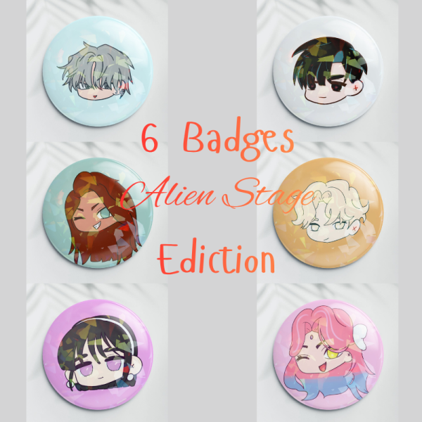 Alien Stage Badge Set 
