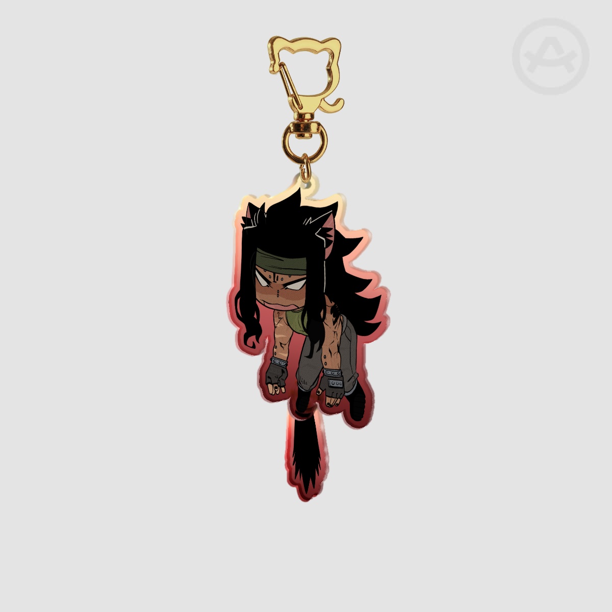 Gajeel Tail-wagging Pendant