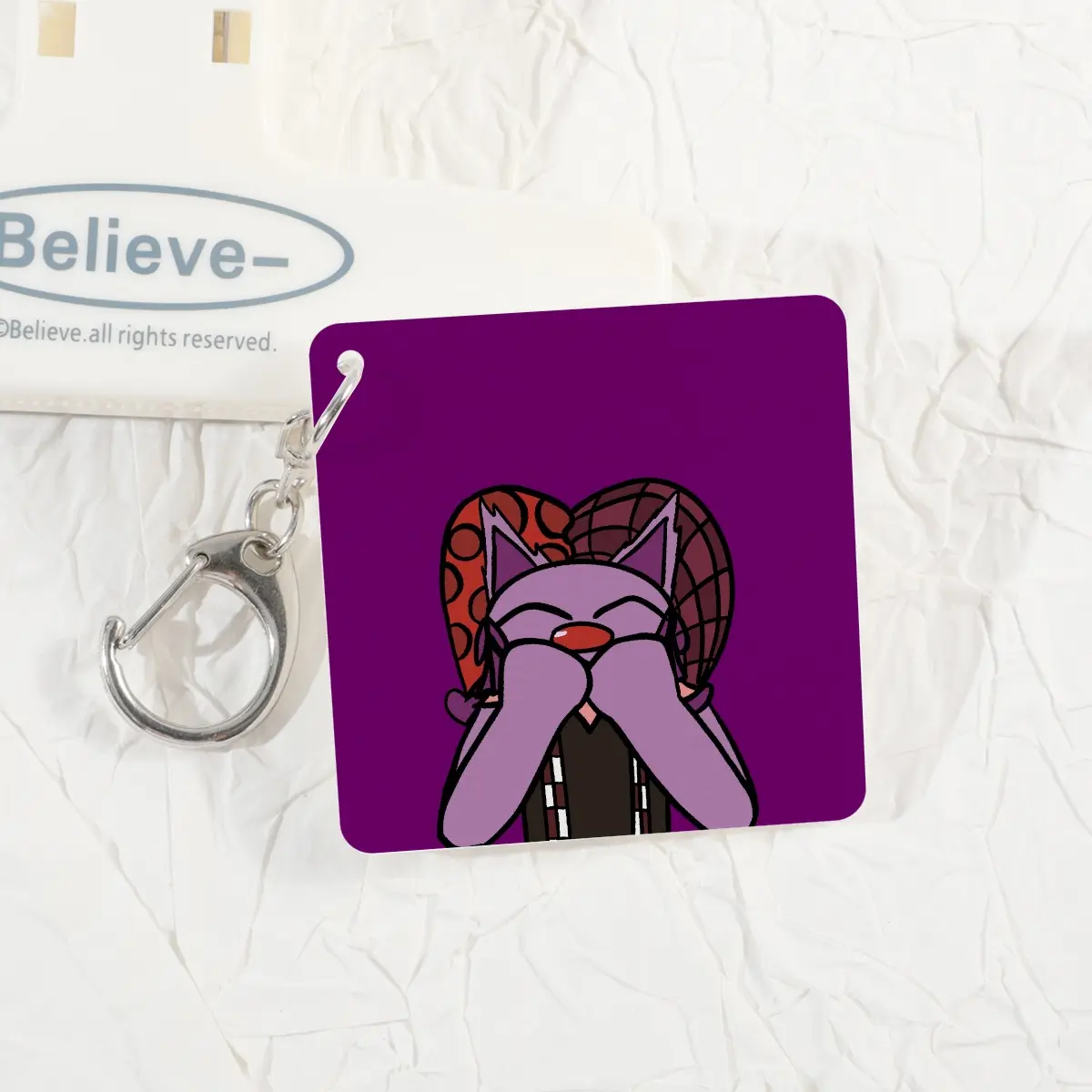 Dizzy Lenticular Keychain