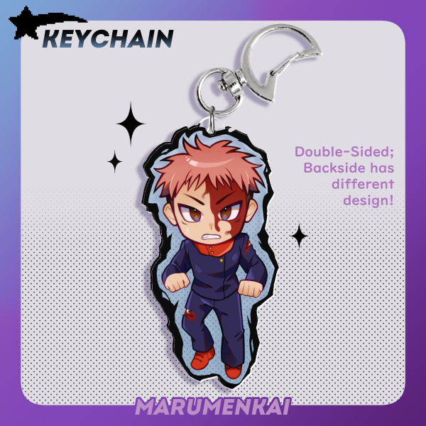 Bloody Yuji Keychain