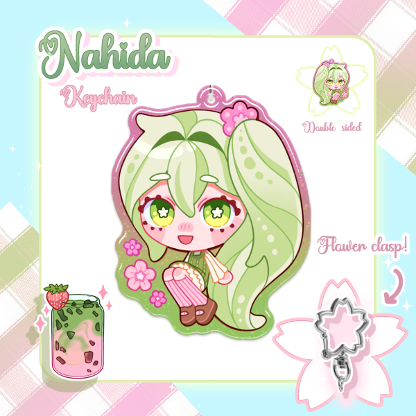 Nahida Keychain [Genshin Spring Collab]
