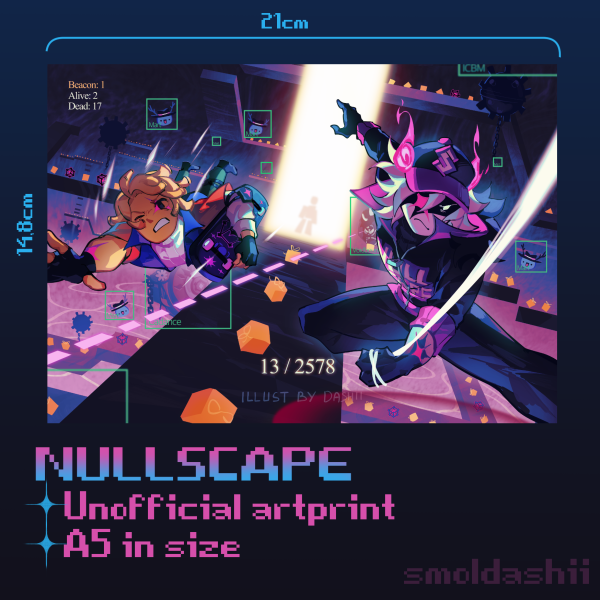 [Nullscape] Guest & Noob A5 Poster | Roblox Nullscape Unofficial Merch