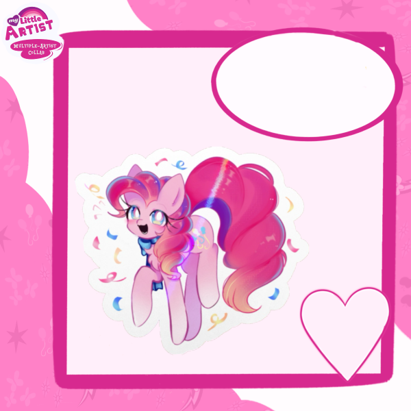 Pinkie Pie Die Cut Stickers