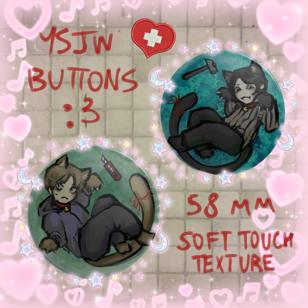 YSJW Hell is Other People button pins