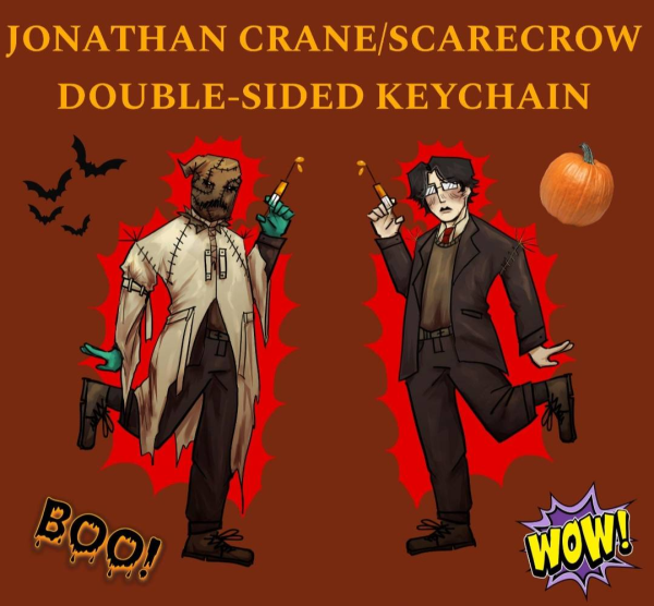 Scarecrow Jonathan Crane acrylic keychain