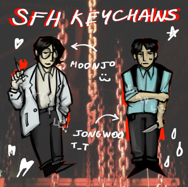 MJJW Strangers from Hell acrylic keychains set