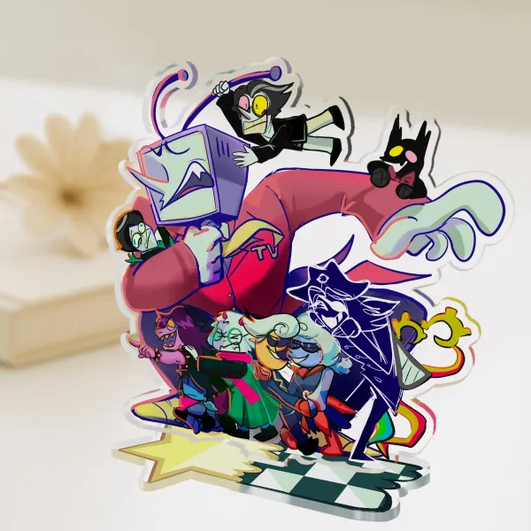 Deltarune Tenna and chapter 3 Crew!  Acrylic Standees