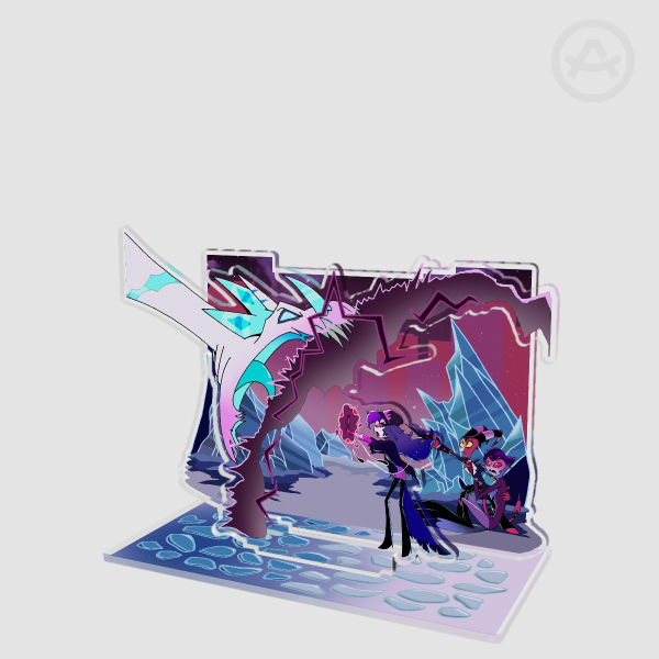 "Sinsmas" Double Insert Acrylic Standees