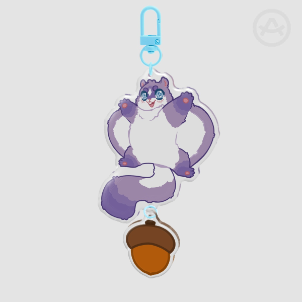 Chat Epoxy Connection Acrylic Keychains