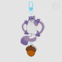 Chat Epoxy Connection Acrylic Keychains