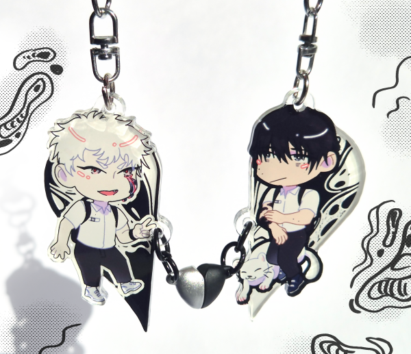 Yoshikaru Matching Heart Keychains