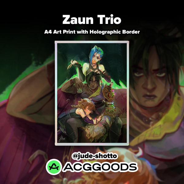 [Arcane] Zaun Trio Art Print
