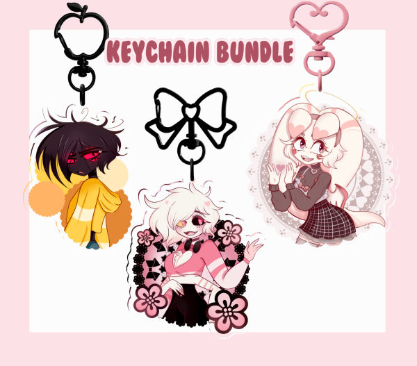 Spider siblings keychain bundle