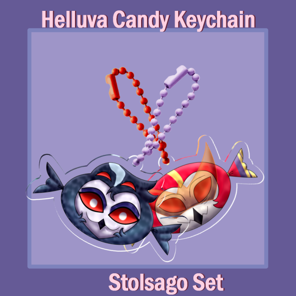 Candy Stolasago keychain set