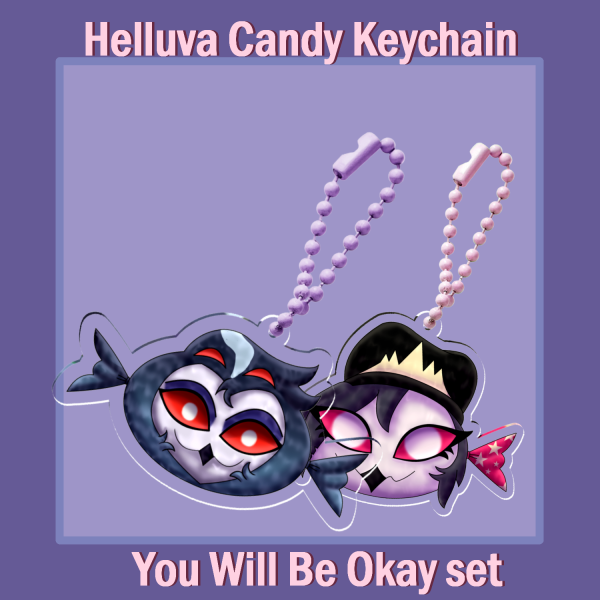 Candy Stolas Octavia keychain set
