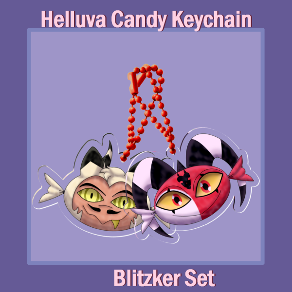 Candy Blitzker keychain set