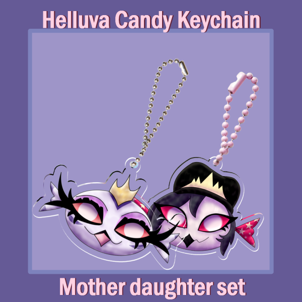 Candy Mother Daughter bonding keychain set