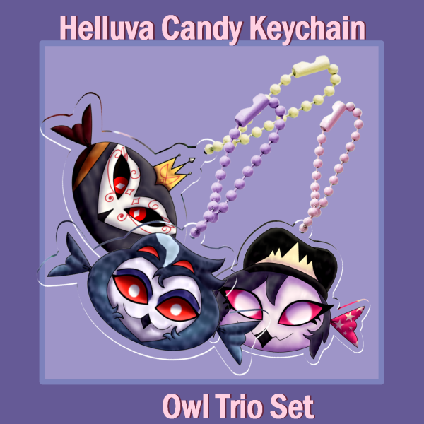 Candy Owl Trio set