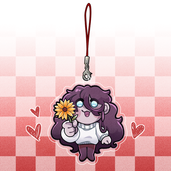 "Flower For You!" Alma Phone Charm