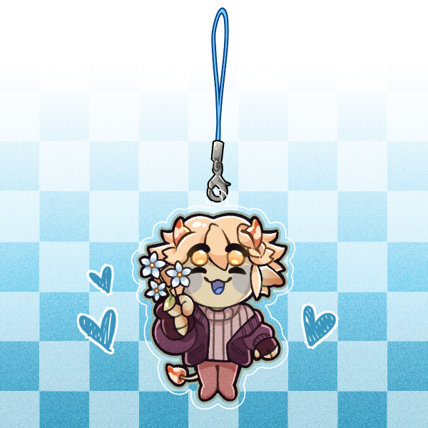 "Flower For You!" Mychael Phone Charm