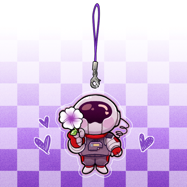 "Flower For You!" Atom Phone Charm